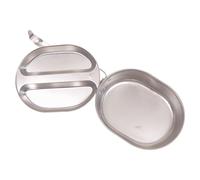 Exterior Vajilla Acero Inoxidable 2-teilig Trekking Mealprep Vajilla To Ir