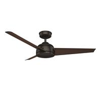 Hunter Fan, Ventilador de Techo y Control de pared para Interiores y Exteriores, Trimaran, 3 Aspas, Color Bronce, 132 cm, Ideal para Verano e Invierno, Modelo 50943