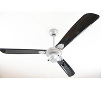 Exterior Ventilador de Techo Jardín IP44 Terraza Mountain Gale Plata 132 CM