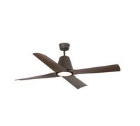 Exterior Ventilador de Techo LED Lámpara Typhoon Braun Ahorro Energía Mando