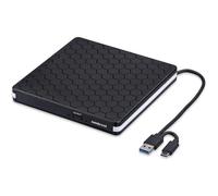 External Dvd Drive, Amicool Usb 3.0 Type-c Cd Dvd +/-rw Optical Drive Usb C Burner Slim Cd/dvd Rom Rewriter Writer Reader Portable