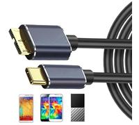 External Hard Drive Cable - External Hard Drive | USB 3.0 Cable for Hard Drive,Flexible USB 3.0 Data Cable USB C External Hard Drive Cable for 5Gbps High-Speed Fast Data Transfer, 3A Fast Charging