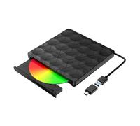 External USB 2.0 optical drive, portable slim RW burner for laptops and computers