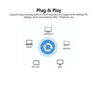 External Usb 3.0 Slim Dvd Rw Cd Writer Drive Reader Burner Player for Laptop Pc