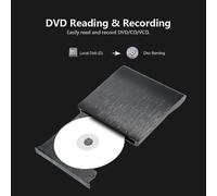External Usb 3.0 Slim Dvd Rw Cd Writer Drive Reader Burner Player for Laptop Pc