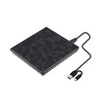 Externo DVD Conducir Usb3.0 / Escribe C & USB DVD-RW CD-RW CD Jugador de la Unidad óptica portátil for Ordenador Personal Os Portátil