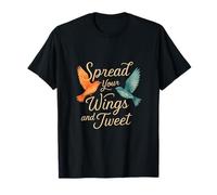 Extiende Tus alas y tuitea la Novedad de Bird Watcher Camiseta