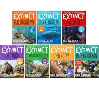 Extinct: The Story of Life on Earth Series by Ben Garrod 7 Books Collection Set (Hallucigenia, Dunkleosteus, Trilobite, Lisowicia, Tyrannosaurus Rex, Thylacine & Hainan Gibbon)