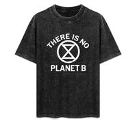 Extinction Rebellion There Is No Planet B Mens T-Shirt Unisex Black Top tee M