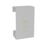 Extintor de incendios para 2 unidades, caja de almacenamiento de metal comercial, caja de seguridad montada en la pared para uso de emergencia