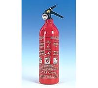 Extintor de polvo para coche, barco, caravana y casa con manómetro, homologado NF, 1 kg