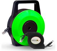 EXTNGO Cable Ethernet retráctil, carrete de extensión de Internet plano CAT6 de 10 metros, velocidad de datos portátil de 1 Gbps, configuración y extensión de redes rápidamente, extensor UTP