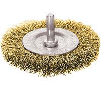 EXTOL CRAFT Cepillo redondo latón, diámetro 100 mm