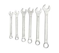 Extol Craft Llaves anulares planas, juego de 6 unidades, 8-17 mm