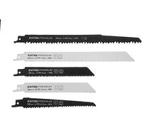 EXTOL PREMIUM Hojas de sierra para sierra de cola - Mix, juego de 5 unidades, HCS, BIM