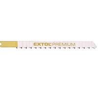 EXTOL PREMIUM Hojas para sierras de puerta (5 unidades, 75 x 2,5 mm, HCS)