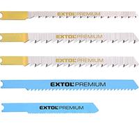 EXTOL PREMIUM Juego de 5 hojas para sierra de agua, universal, bimetálico, HSS, HCS