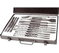EXTOL PREMIUM Juego de brocas y cinceles SDS PLUS, 14 unidades.