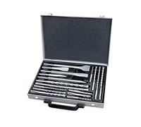 EXTOL PREMIUM Juego de brocas y cinceles SDS PLUS, 17 unidades.