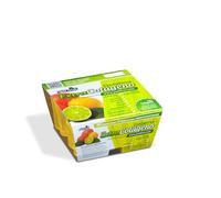 Extra Colágeno Cítricos. Postre de Zumo de Frutas y Gelatina. Sabor Cítricos en tarrina de 100 gramos. Pack de 12x4 = 48 tarrinas. 8g de colágeno mejora la flexibilidad y función de las articulaciones