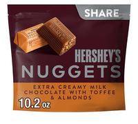 Extra Creamy Milk Chocolate, Toffee and Almonds Candy Bars, Individually Wrapped, 10.2 oz Share Pack