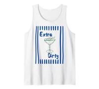 Extra Dirty Martini cóctel Viejo Dinero Estético Martini Camiseta sin Mangas