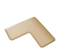 Extra Lar LSd - Alfombrilla de baño ultra ausente de franela de 1 cm para base de inodoro (albaricoque, 120 x 120 x 45 cm)