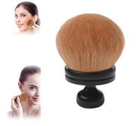 Extra Large Body Makeup Brush, 74mm Self Tanner Back Applicator, Body Coverage Perfector, Kabuki Brush for Bronzers Blend Self Tanning Applicator, Bodys Makeup Brushs (Black)