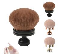 Extra Large Body Makeup Brush, 74mm Self Tanner Back Applicator, Soft Wide-Headed Kabuki Brush, For Face, Legs, Blush Blending, Summer travel makeup for Women who Love beauty (black 1)