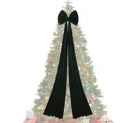 Extra Large Christmas Tree Topper Bow - 6.6 ft Seasonal Decorations Kit