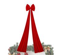 Extra Large Christmas Tree Topper Bow - 6.6 ft Seasonal Decorations Kit