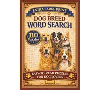 Extra Large Print: Dog Breed Word Search