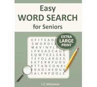 Extra Large Print Easy Word Search for Seniors: Easy-to-Solve Puzzles for Memory Care, Dementia Support, and Cognitive Wellness