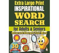 Extra Large Print Inspirational Word Search 30 pt Font: Jumbo Puzzles for Adults and Seniors- Uplifting Quotes and Positive Affirmations for Daily Motivation and Relaxation