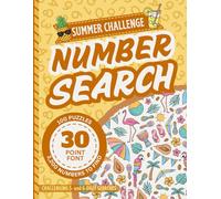 Extra Large Print Number Search Book For Seniors: Jumbo 30 Point Font Puzzles | Low Vision Activity With Easy-To-Read Text | A Hard Summer Challenge ... Sight Impaired Adults (Hard Number Searches)