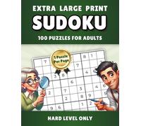 Extra Large Print Sudoku 100 Puzzles for Adults: Hard Level Only (The Wonderful World of Sudoku)