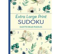Extra Large Print Sudoku: Easy-to-Read Puzzles (Elegant Extra Large Print Puzzles)