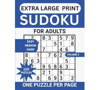 Extra Large Print Sudoku For Adults: Easy To Hard Puzzles 20 Progressive Levels to Boost Memory and Keep Your Mind Active, Sudoku With Solutions For Seniors And Elderly