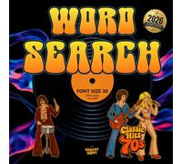 Extra Large Print Word Search: Classic Hits 70s. XXL Puzzles for Seniors and Adults: Jumbo Sized Word Find Book in very Big Letters (Font Size 30) ... Read (Healthy Happy: Large Print Word Search)