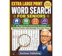 Extra Large Print Word Search for Seniors: 100 Easy Puzzles with Nostalgic Everyday Themes, 6 Short Words Each - A Calming, Gentle Brain Activity for ... Support, and Peaceful Daily Memory Care