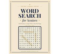 Extra Large Print Word Search for Seniors: 120 Large Print Themed Puzzles, One Per Page with Big Bold Letters & Full Solutions | Brain Games for Adults and Seniors (Volume 2)