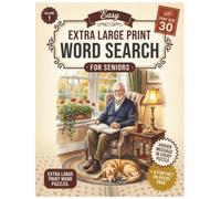 Extra Large Print Word Search for Seniors: Huge 30 Font Letters (Word Find Books For Seniors): 125 Easy Puzzles with a Hidden Message and Fun Fact on ... with Low Vision, Tired Eyes, or Memory Care