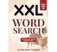 Extra Large Print Word Search Nostalgic Music: XXL Puzzles for Seniors and Adults in very Big Letters (Font Size 30): Jumbo Sized Word Find Book for ... (Healthy Happy: Large Print Word Search)