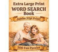 Extra Large Print Word Search Puzzle Book: A Jumbo Easy to Read Cognitive Brain Boost for Seniors: Stress Free Puzzles that Keep the Brain Working: ... for Visual Impairment and Memory Function