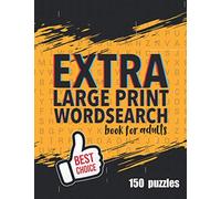 Extra Large Print Wordsearch Books For Adults: Jumbo Word Search Large Print : Word Search For Old People : Sopa De Letras En Ingles : Wordsearch ... Adults : Very Large Print Word Search (27)