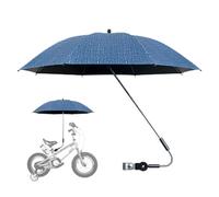 Extra Large Stroller Umbrella with Clamp, 360° Adjustable Sun Shade, SPF 50+ UV Protection, Waterproof Canopy for Baby Stroller, Trolley, Bike, Wheelchair, Beach Chair