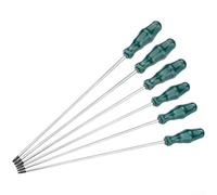 Extra largo para destornillador Torx de 400 mm para t10 para t15 para t20 para t25 T27 para t30 Star Drive Bit con punta magnética para proyectos de bricolaje, espacio estrecho para acceso de grado