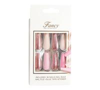 Extra Long French Press- Nails with Glue Gel | Reusable Ballet False Nails for Weddings & Special Occasions | Elegant Acrylic Glue- Nails