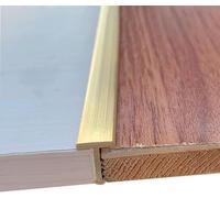 Extra Narrow Doorways Transition Threshold Strips, T Molding Solid Brass Seam Cover, Waterproof Flooring Edging Trim Bar for Carpet Tile(W8mmxH5mm (0.31"x 0.2"))