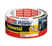 Extra Power Cinta adhesiva de papel universal (Blanco, 25 m x 50 mm)